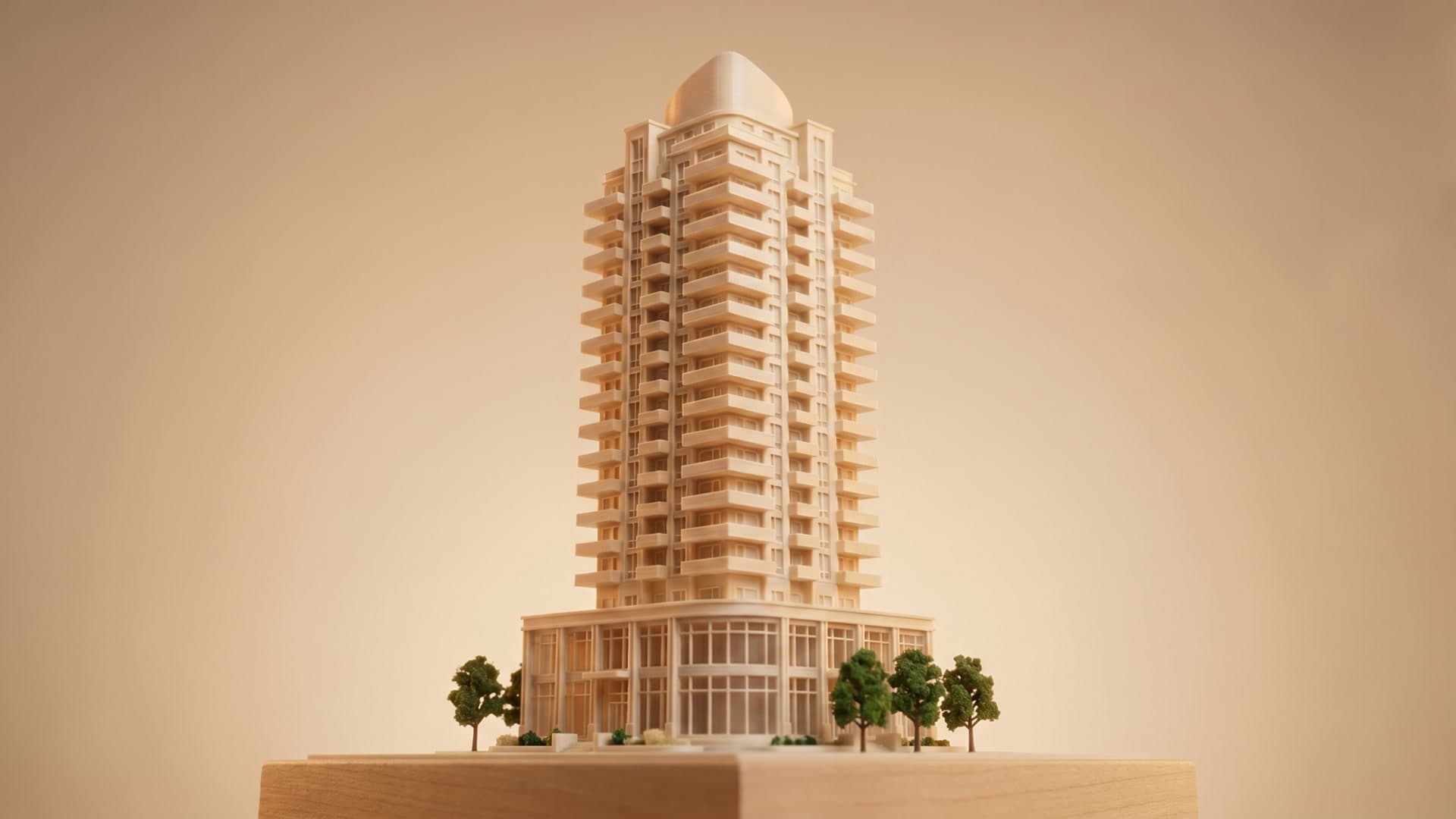 3D-geprinte vastgoedmaquette van MAQET